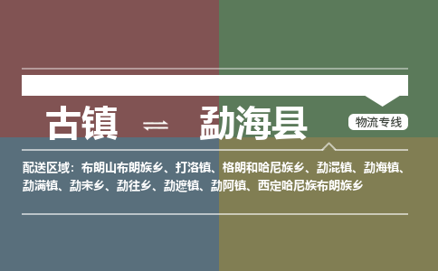 古镇到勐海县物流专线（市/县-均可送达）
