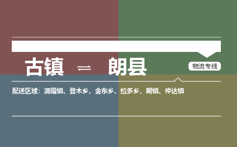 古镇到朗县物流专线（市/县-均可送达）