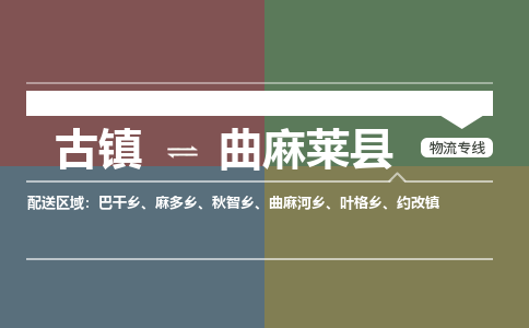 古镇到曲麻莱县物流专线（市/县-均可送达）