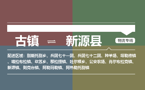 古镇到新源县物流专线（市/县-均可送达）